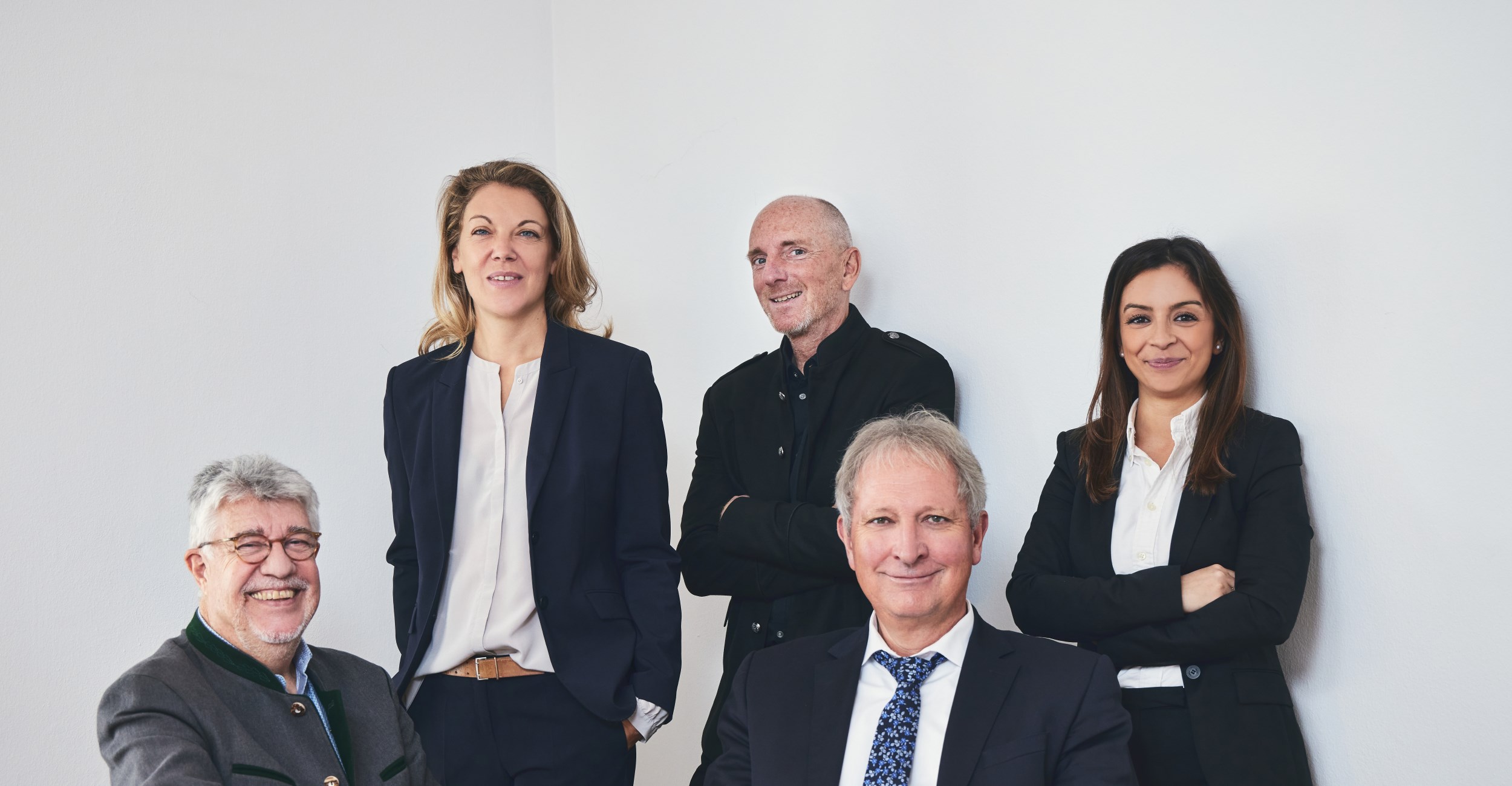 Das Team der Kanzlei Lorenz | Jaud | Radtke | Coll. — alle fünf Anwältinnen und Anwälte